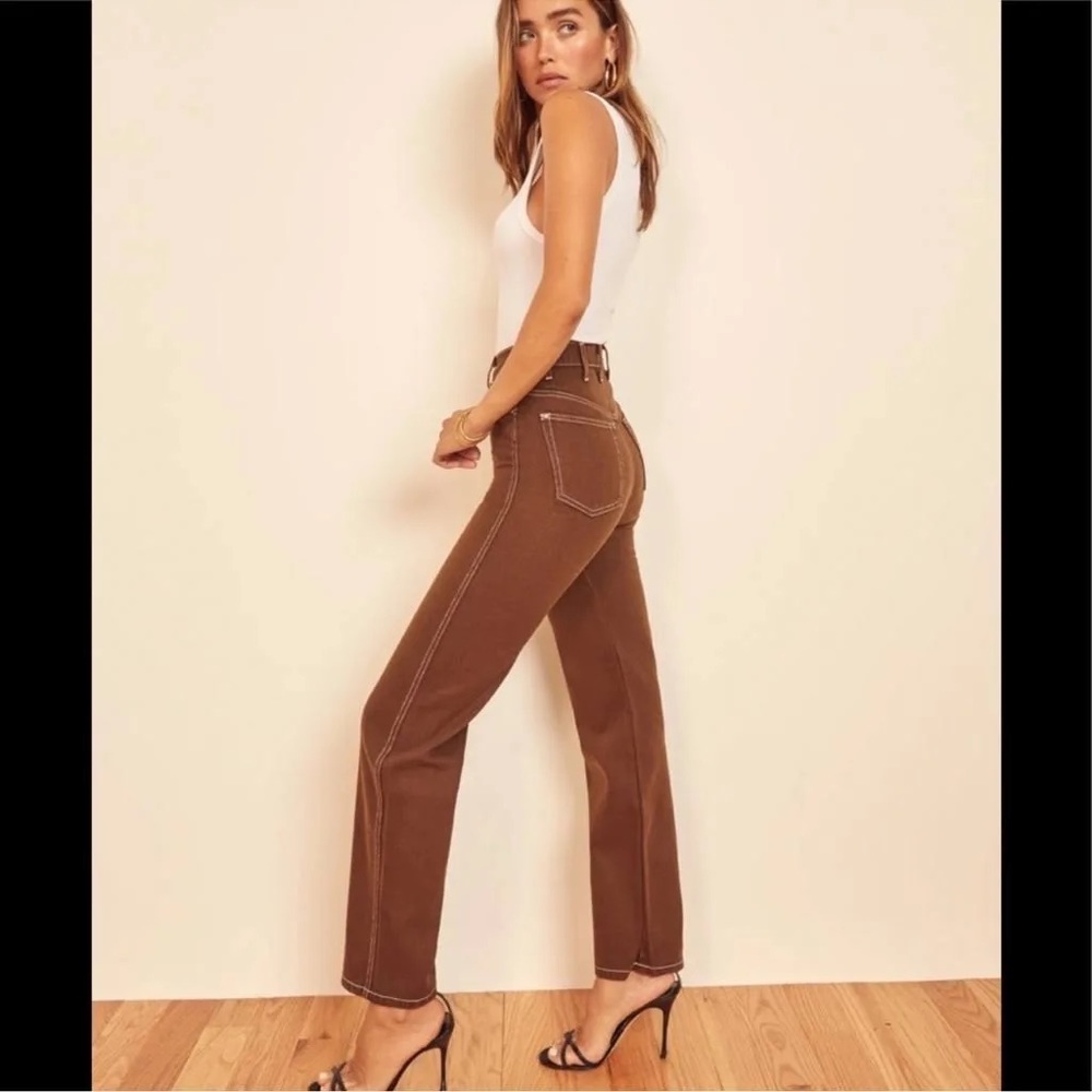 Reformation cowboy pants size 26 like new